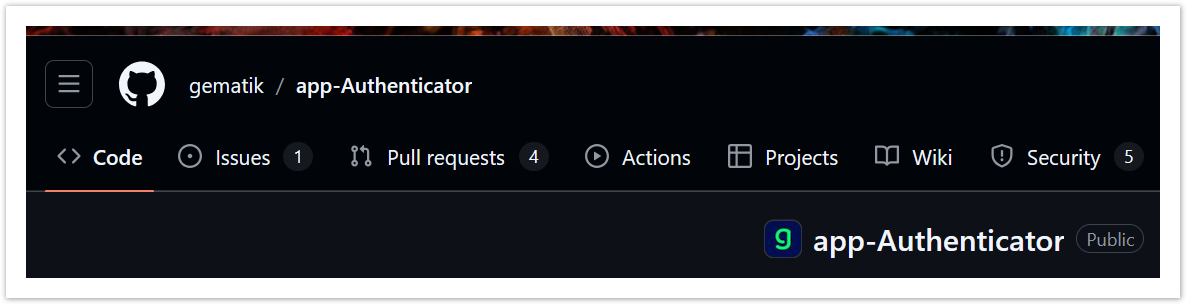 gematik Authenticator GitHub-Release Seite mit Verlinkung