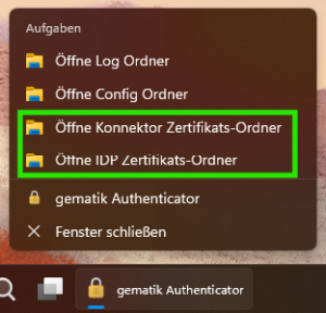 Schnellzugriff-Menü unter Windows 11